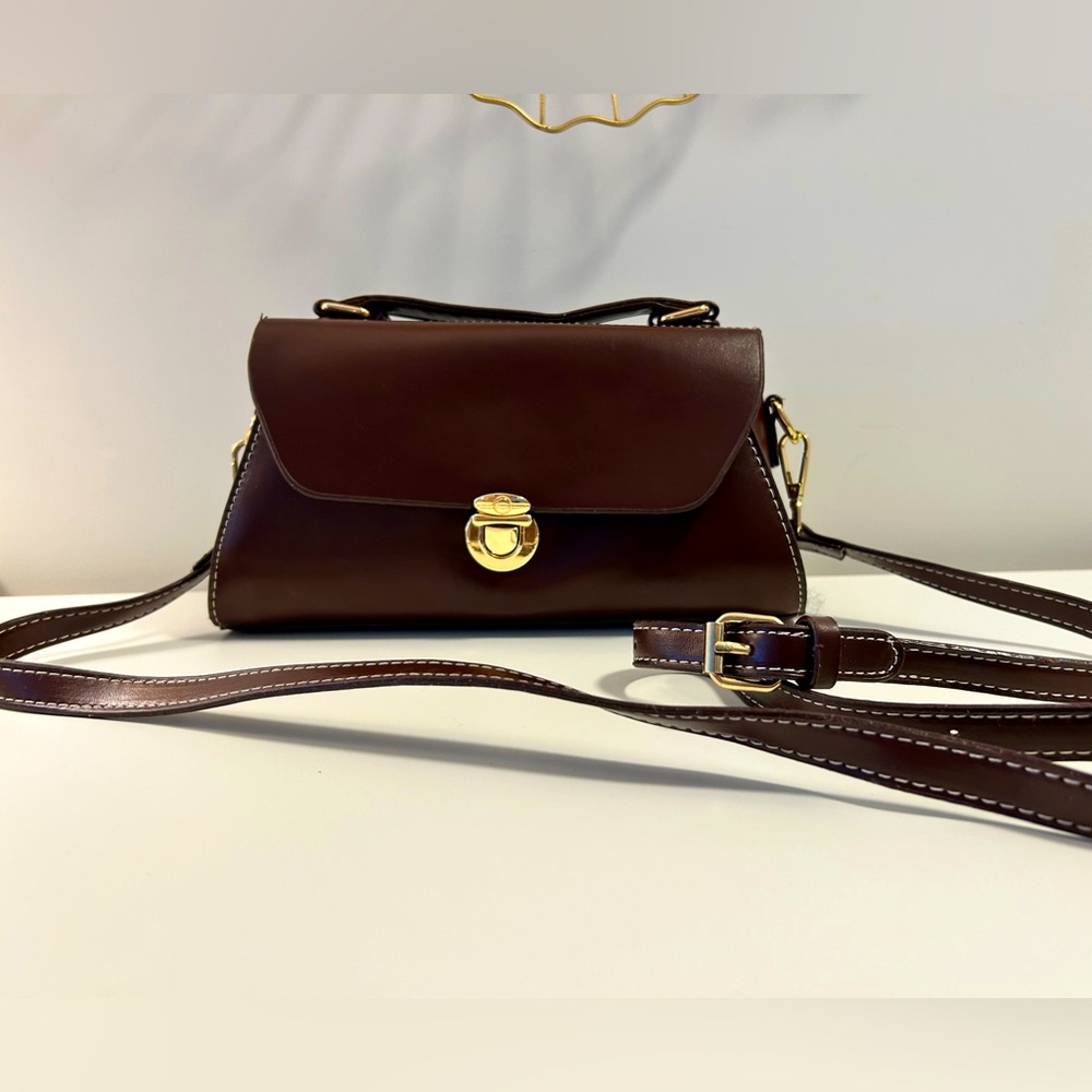 Vintage leather (faux) purse